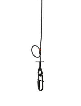 Major Safety/Fangseil, 20kg, 600x3mm schwarz